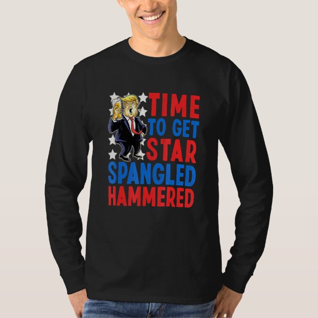 Camiseta Hora De Passar A Estrela Em Hammermered No Dia 4 D (Frente)