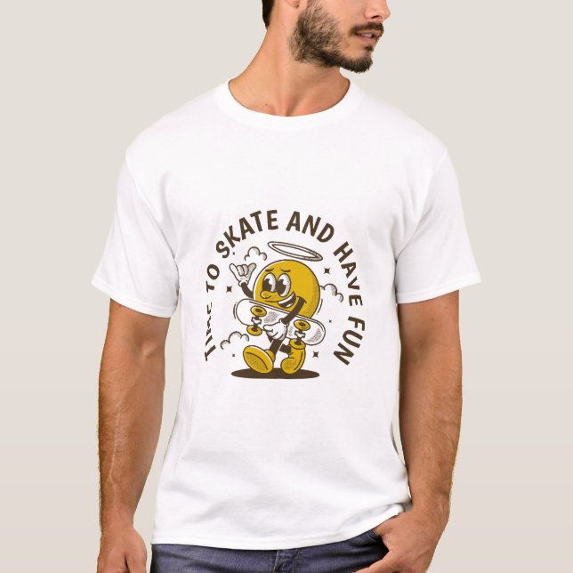 Camiseta Hora de patinar (Frente)