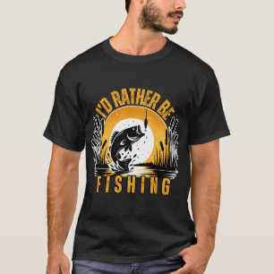 Camiseta Hora de Pescar, Melhor Ideia para Pescador