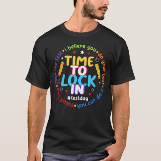 Camiseta Hora de se Concentrar Você Consegue Estado do Dia 