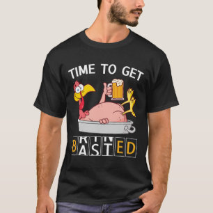 Camiseta Hora de se divertir Peru Funny Beer Ação de Graças