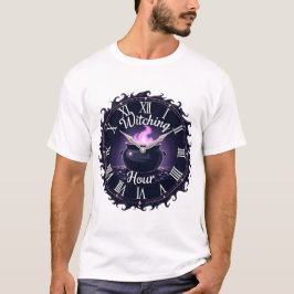Camiseta Hora de Testemunhar, Design de Relógio Encantado