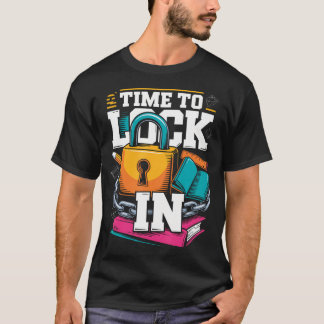 Camiseta Hora de Travar no Dia do Teste Coisas Divertidas p