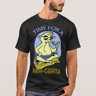 Camiseta Hora De Um Cocktail De Álcool Mäh Gerita Margarita
