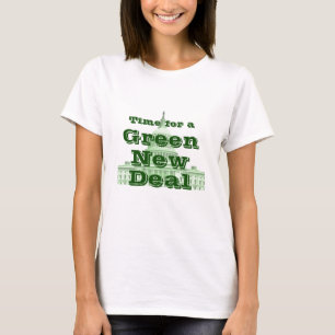 Camiseta Hora de um novo acordo verde