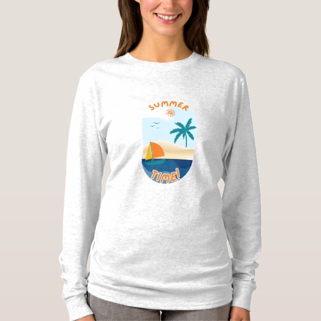 Camiseta Hora de verão! (Frente)