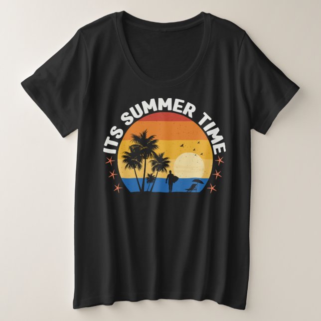 Camiseta Hora de Verão-65786 (Frente do Design)