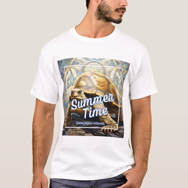 Camiseta Hora de Verão das Ilhas Galápagos (Frente)