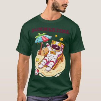 Camiseta Hora de Verão do Astronauta