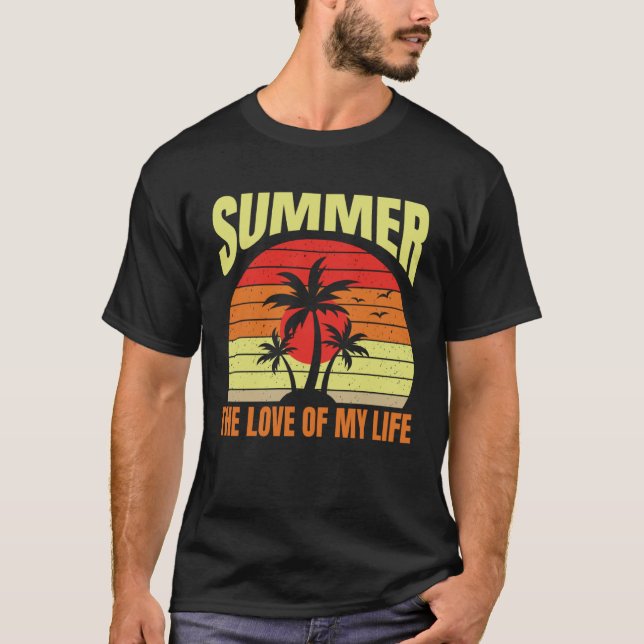 Camiseta Hora De Verão O Amor Da Minha Vida (Frente)