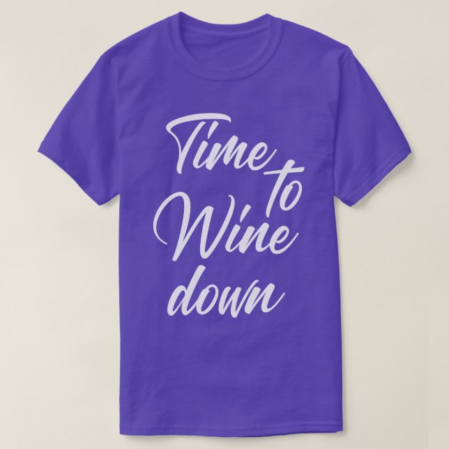 Camiseta Hora De Vidir A Cotação Do Vinho Engraçado (Frente do Design)