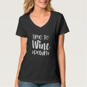 Camiseta Hora de Vinho Descer Vinho Engraçado Humor
