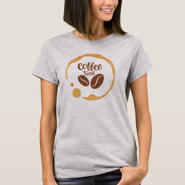 Camiseta Hora do café (Frente)