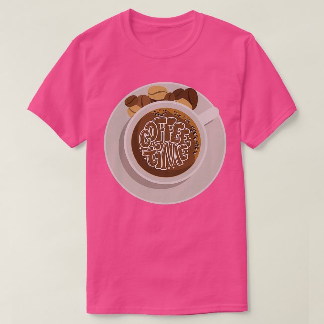Camiseta hora do café 1 (Frente do Design)