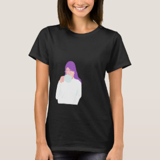 Camiseta Hora do Café Melhor Para Ela ou Ele
