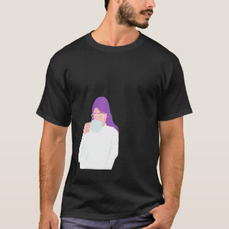 Camiseta Hora do Café Melhor Para Ela ou Ele