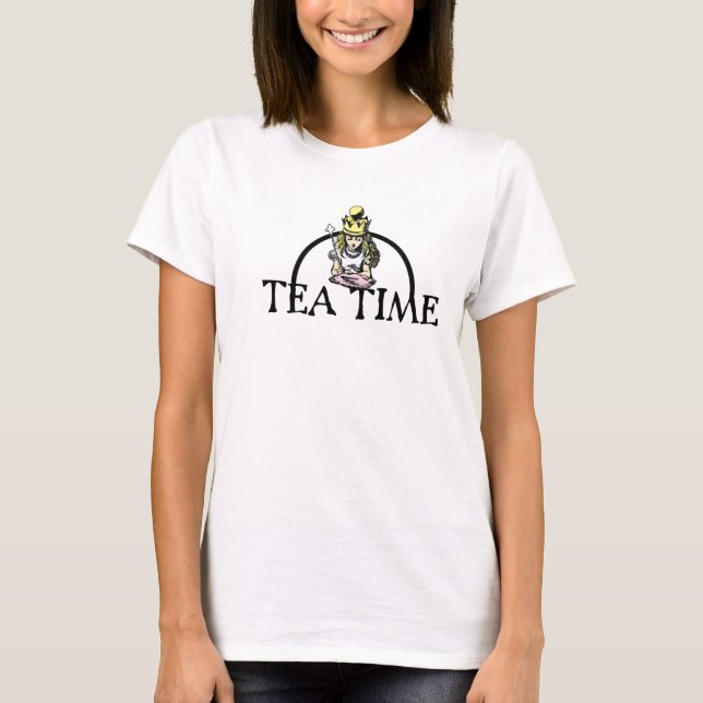 Camiseta Hora do Chá com Alice (Frente)