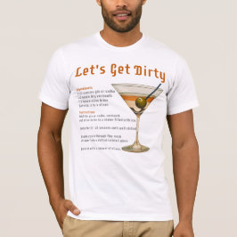 Camiseta Hora do Coquetel Vamos nos Sujar Receitas de Marti