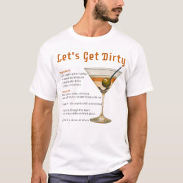 Camiseta Hora do Coquetel Vamos nos Sujar Receitas de Marti