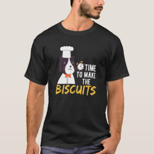 Camiseta Hora do Gatinho Fofo para Fazer os Biscoitos Unive
