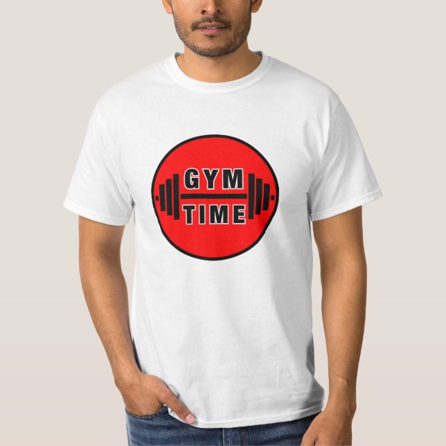 Camiseta Hora do ginásio (Frente)