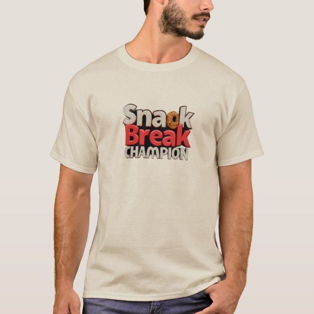 Camiseta Hora do Intervalo para Lanche (Frente)