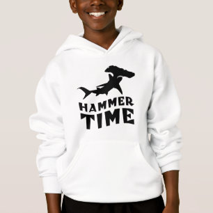 Camiseta Hora do martelo   Design Para Amantes De Tubarão-H