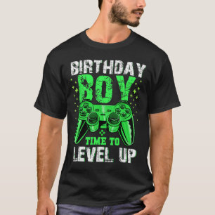 Camiseta Hora do Menino para Subir de Nível no Vídeo Game A