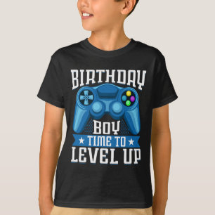 Camiseta Hora do Menino para Subir de Nível no Video Game A