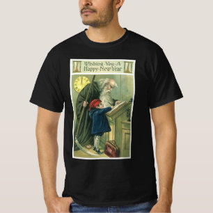 Camiseta Hora do Pai Desejar-te um Feliz ano novo