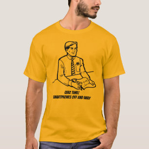 Camiseta Hora do Teste! Smartphones Desligados e Afastados 