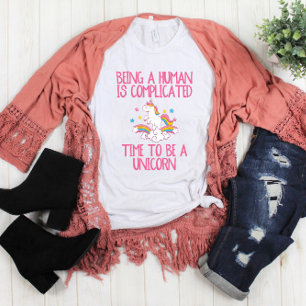 Camiseta Hora Engraçada de Ser Unicórnio
