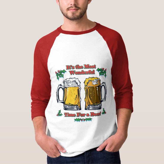 Camiseta Hora Mais Maravilhosa de uma Cerveja (Frente)