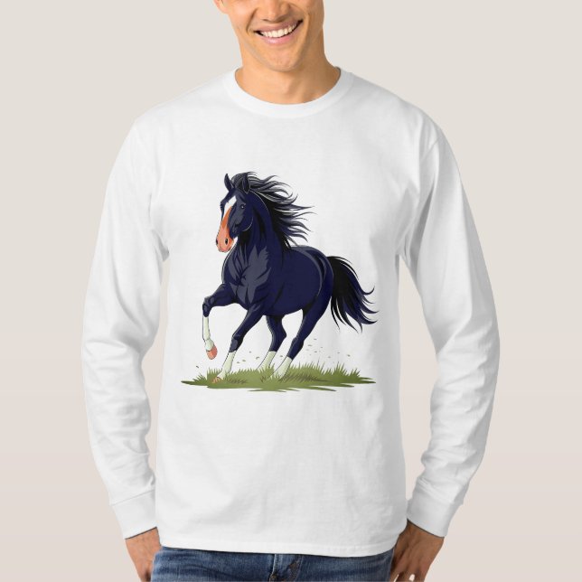 Camiseta HORA PRETA DE EXECUÇÃO DO solteiro (Frente)