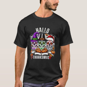 Camiseta Horário de Ação de Graças de Halloween do Pântano
