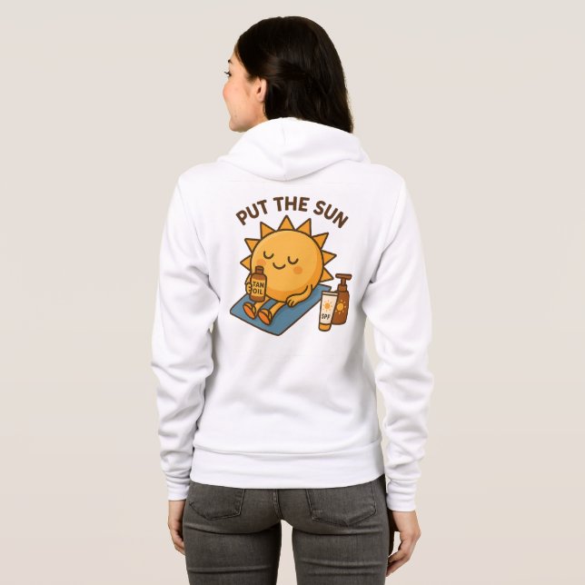 Camiseta Horário de Brilho Sunny (Parte Traseira Completa)