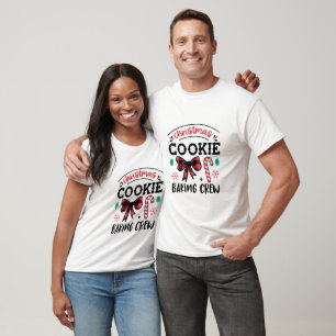 Camiseta horário de natal "Oficial Cookokie Testing Crew T-
