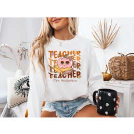 Camiseta Horário de Pumpkin & Book - Queda Personalizada de