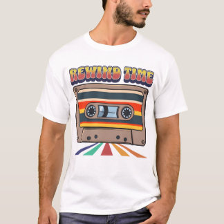 Camiseta Horário de Regresso - Fita Cassete Retroativa