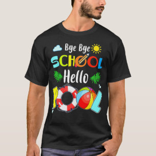 Camiseta Horário de Verão Adeus Escola Alô Piscina Serei