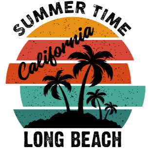 Camiseta Horário de Verão, California Long Beach