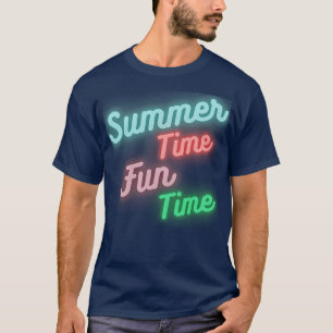 Camiseta Horário de Verão Diversão Verão praia Surf De Arei