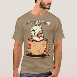 Camiseta Horário do chá enquadrado 24
