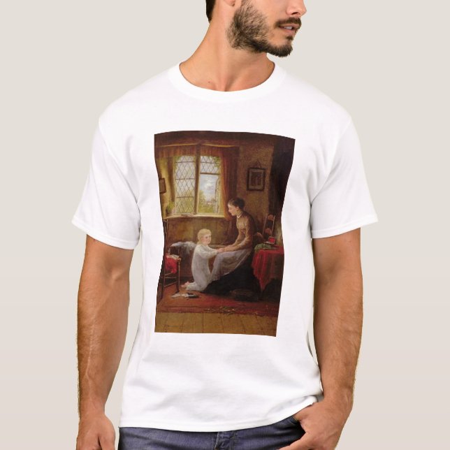 Camiseta Horas de dormir, 1890 (óleo no painel) (Frente)