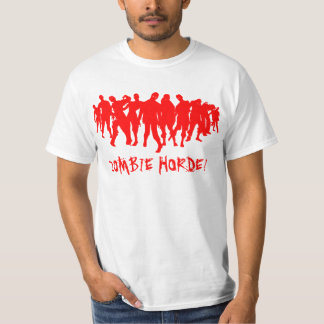 Camiseta HORDA DO ZOMBI! - vermelho