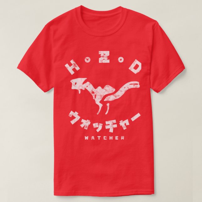 Camiseta Horizon Zero Dawn Watcher Kanji (Frente do Design)
