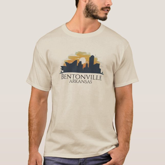 Camiseta Horizonte de Bentonville, Arkansas (Frente)