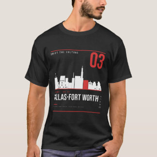 Camiseta Horizonte de Dallas-Fort Worth ShiftTape Vol 03