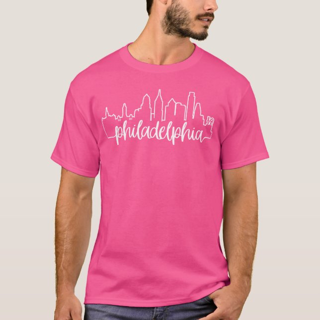 Camiseta Horizonte de Filadélfia Philly boy (Frente)