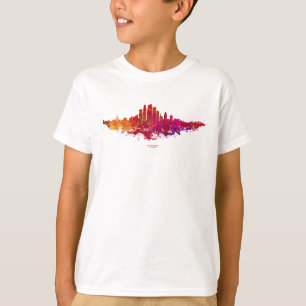 Camiseta Horizonte de Los Angeles Colorido 
